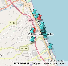 Mappa Via Enrico de Nicola, 63821 Porto Sant'Elpidio FM, Italia (1.21833)