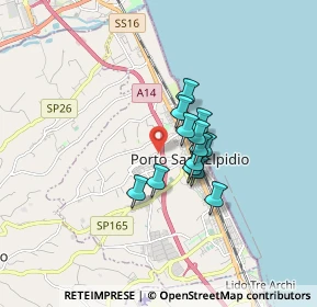 Mappa Via Enrico de Nicola, 63821 Porto Sant'Elpidio FM, Italia (1.11923)