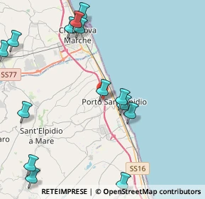 Mappa Via Enrico de Nicola, 63821 Porto Sant'Elpidio FM, Italia (5.52286)