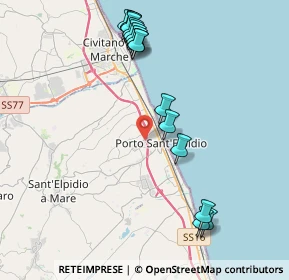 Mappa Via Enrico de Nicola, 63821 Porto Sant'Elpidio FM, Italia (4.60313)