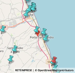 Mappa Via Enrico de Nicola, 63821 Porto Sant'Elpidio FM, Italia (5.96111)