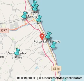Mappa Via Enrico de Nicola, 63821 Porto Sant'Elpidio FM, Italia (4.98455)