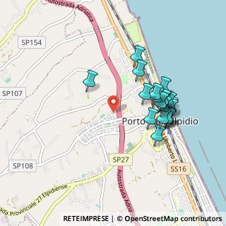 Mappa Via Enrico de Nicola, 63821 Porto Sant'Elpidio FM, Italia (0.917)