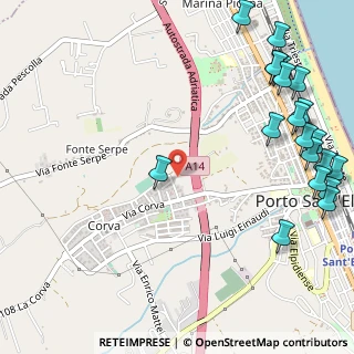 Mappa Via Enrico de Nicola, 63821 Porto Sant'Elpidio FM, Italia (0.8135)