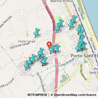 Mappa Via Enrico de Nicola, 63821 Porto Sant'Elpidio FM, Italia (0.531)