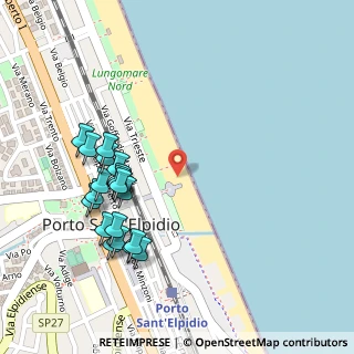Mappa Viale della Vittoria, 63821 Porto Sant'Elpidio FM, Italia (0.274)