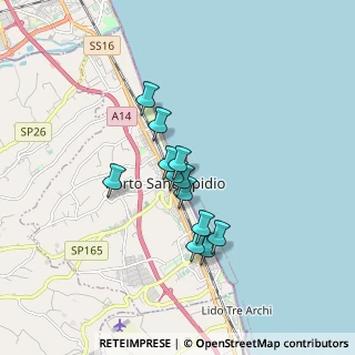 Mappa Viale della Vittoria, 63821 Porto Sant'Elpidio FM, Italia (1.27833)