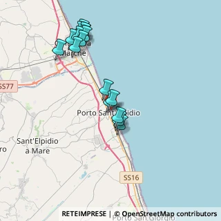 Mappa Viale della Vittoria, 63821 Porto Sant'Elpidio FM, Italia (4.04063)
