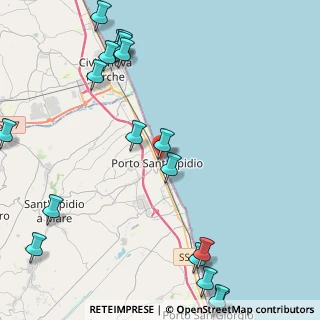 Mappa Viale della Vittoria, 63821 Porto Sant'Elpidio FM, Italia (6.15611)
