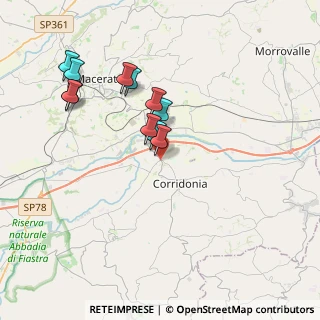 Mappa Contrada Fontelepre, 62014 Zona Industriale MC, Italia (3.57)