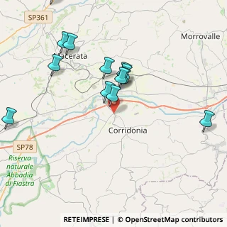 Mappa Contrada Fontelepre, 62014 Zona Industriale MC, Italia (4.30923)