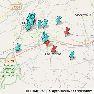 Mappa Contrada Fontelepre, 62014 Zona Industriale MC, Italia (4.4815)