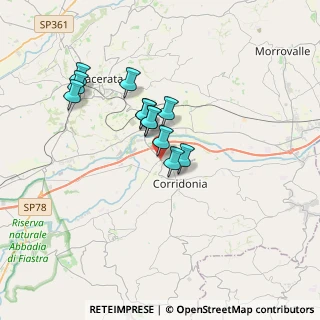 Mappa Contrada Fontelepre, 62014 Zona Industriale MC, Italia (2.74)