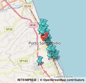 Mappa Via Monte Vettore, 63821 Porto Sant'Elpidio FM, Italia (1.0975)