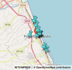 Mappa Via Monte Vettore, 63821 Porto Sant'Elpidio FM, Italia (0.88583)