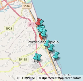 Mappa Via Montegrappa, 63821 Porto Sant'Elpidio FM, Italia (1.25938)