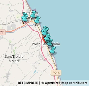 Mappa Via Monte Vettore, 63821 Porto Sant'Elpidio FM, Italia (2.29583)