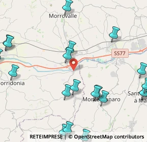 Mappa Via Villa S. Filippo, 62015 Monte San giusto MC, Italia (5.964)