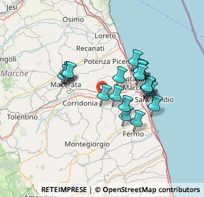 Mappa Via Villa S. Filippo, 62015 Monte San giusto MC, Italia (11.489)