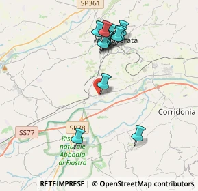 Mappa Via Yury Gagarin, 62100 Sforzacosta MC, Italia (3.82)