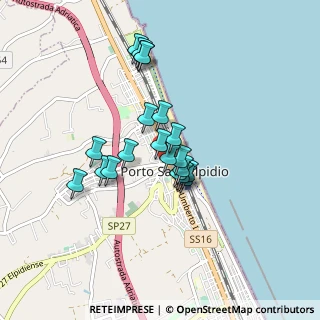 Mappa Via Monte Conero, 63821 Porto Sant'Elpidio FM, Italia (0.691)