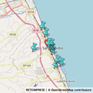 Mappa Via Monte Conero, 63821 Porto Sant'Elpidio FM, Italia (1.18)