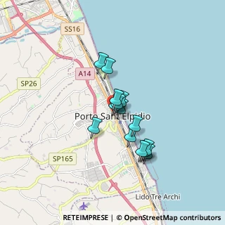 Mappa Via Giacomo Leopardi, 63821 Porto Sant'Elpidio FM, Italia (1.22571)