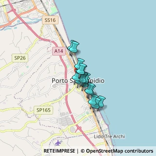 Mappa Via Giacomo Leopardi, 63821 Porto Sant'Elpidio FM, Italia (0.998)
