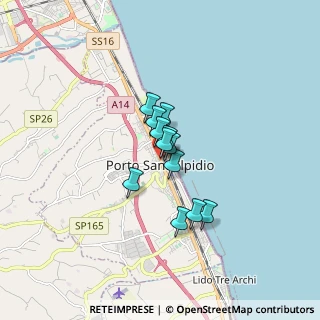 Mappa Via Giacomo Leopardi, 63821 Porto Sant'Elpidio FM, Italia (0.97833)