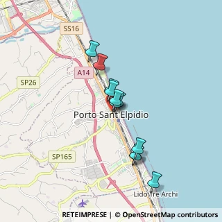 Mappa Via Giacomo Leopardi, 63821 Porto Sant'Elpidio FM, Italia (1.40182)