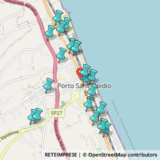 Mappa Via Giacomo Leopardi, 63821 Porto Sant'Elpidio FM, Italia (1.063)