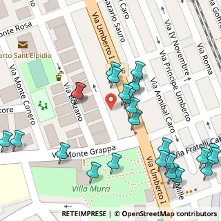 Mappa Via Giacomo Leopardi, 63821 Porto Sant'Elpidio FM, Italia (0.05769)