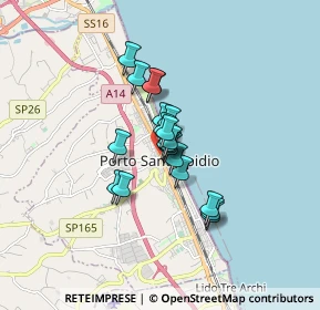 Mappa Via Giacomo Leopardi, 63821 Porto Sant'Elpidio FM, Italia (1.0595)