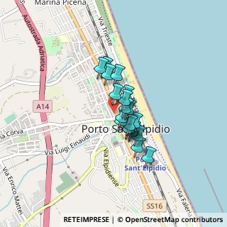 Mappa Via Giacomo Leopardi, 63821 Porto Sant'Elpidio FM, Italia (0.269)