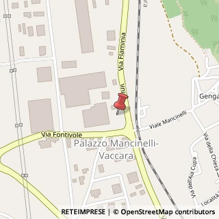 Mappa Localita' Palazzo Mancinelli, 1, 06023 Gualdo Tadino, Perugia (Umbria)