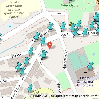 Mappa Via S. Giovanni Bosco, 63821 Porto Sant'Elpidio FM, Italia (0.08214)