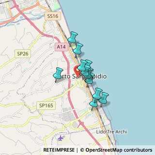 Mappa Via Po, 63821 Porto Sant'Elpidio FM, Italia (1.14636)