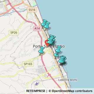 Mappa Via Po, 63821 Porto Sant'Elpidio FM, Italia (1.23786)