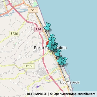 Mappa Via Po, 63821 Porto Sant'Elpidio FM, Italia (0.97133)