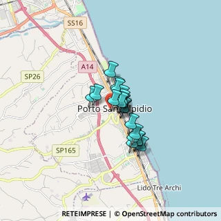 Mappa Via Po, 63821 Porto Sant'Elpidio FM, Italia (0.9515)