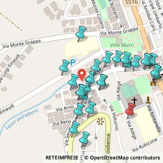 Mappa Via Po, 63821 Porto Sant'Elpidio FM, Italia (0.12963)