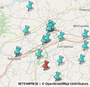 Mappa Borgo Sforzacosta S.S.77 KM 84, 62100 Sforzacosta MC, Italia (8.694)