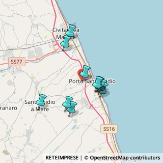 Mappa Via Corva, 63821 Porto Sant'Elpidio FM, Italia (3.01091)