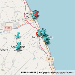 Mappa Via C. Collodi, 63821 Porto Sant'Elpidio FM, Italia (3.39632)