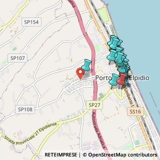 Mappa Via C. Collodi, 63821 Porto Sant'Elpidio FM, Italia (1.066)