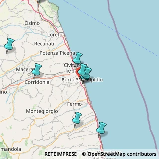 Mappa Via Corva, 63821 Porto Sant'Elpidio FM, Italia (19.575)