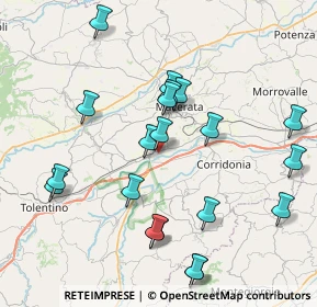 Mappa SS 77 Val di Chienti, 62100 Macerata MC (8.6745)