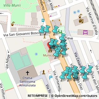 Mappa Via Umberto I°, 63821 Porto Sant'Elpidio FM, Italia (0.04286)