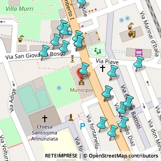 Mappa Via Umberto I°, 63821 Porto Sant'Elpidio FM, Italia (0.0755)