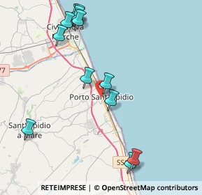 Mappa Via Umberto I°, 63821 Porto Sant'Elpidio FM, Italia (4.83083)